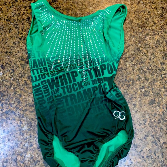 Gymnastics leotard.  Child large. - Picture 1 of 5